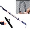 40kg Electroplating Spring Hand Grips Arm Strength Brawn Training Device + Hand Guard + Storage Bag Set