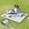 600D Waterproof Oxford Foldable Cloth Outdoor Beach Camping Mat Picnic Blanket, Size: 150*200cm, Random Color Delivery