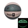 U-5191 3 in 1 No.5 Semi-luminous PU Leather Basketball + Inflator + Ball Bag Set for Children