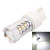 T20/7440 Single Wire 80W 800LM 6500K White Light 16-3535-LEDs Car Foglight, Constant Current , DC12-24V