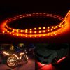 5 PCS Flow Style 45 LED 3528 SMD Waterproof Flexible Car Strip Light for Car Decoration, DC 12V, Length: 45cm