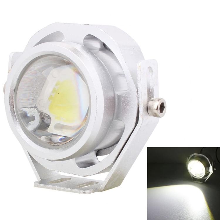 10W 500LM White Light 6500K COB LED Wired Hexagon Eagle Eyes Car Fog Lamp,Wire Length:35cm, DC 12-24V