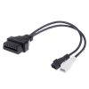 2 x 2 Pin to 16 Pin OBDII Diagnostic Cable for Audi