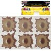 6 PCS Anti-scratch Bullet Hole Decoration Car 3M Sticker, Size: 4cm x 4cm
