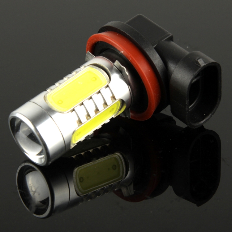 H11 11W White LED Fog Light for Vehicles, DC 12V