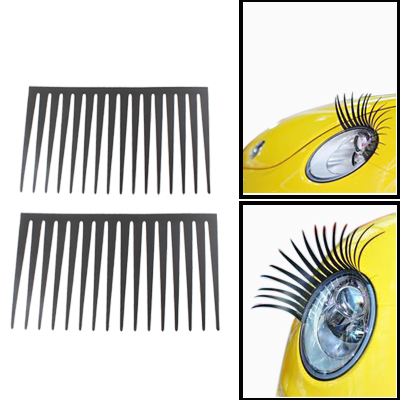 2 PCS Etle Electric Eye Vehicle Eyelashes