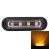 12W 720LM 4-LED 18 Flash Patterns Car Strobe Emergency Warning Light Lamp, DC 12V