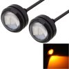 2 PCS 22.5mm 1.5W 150LM Ice Blue Light 3 LED SMD 5630 Spotlight Eagle Eye Light Daytime Running Light for Vehicles