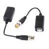 2 PCS HD 205C Coaxial CVI/TVI/AHD 1CH Passive Transceiver Video Balun