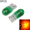 5pcs T10 12v 5w car instrument light reading light