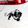 20 PCS Wild Panther Car Body Decal Car Stickers Motorcycle Decorations, Size: 19x12cm
