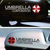 1 Pair YJZT 2X UMBRELLA Hive Die Cut Resident Evil Retro-reflective Decal Car Sticker, Size: 15x4cm