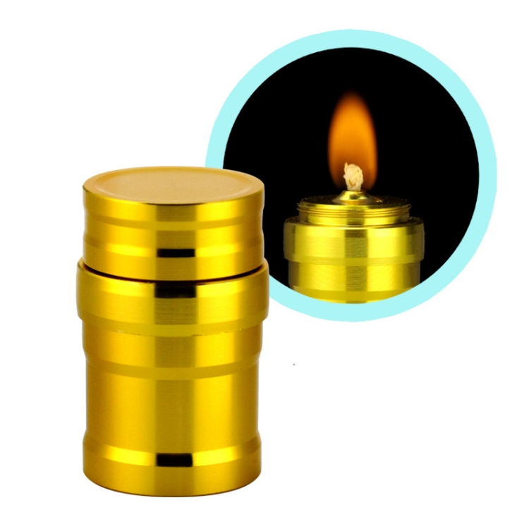 Portable Mini Metal Alcohol Lamp Bottle for Outdoor Camping and Laboratories