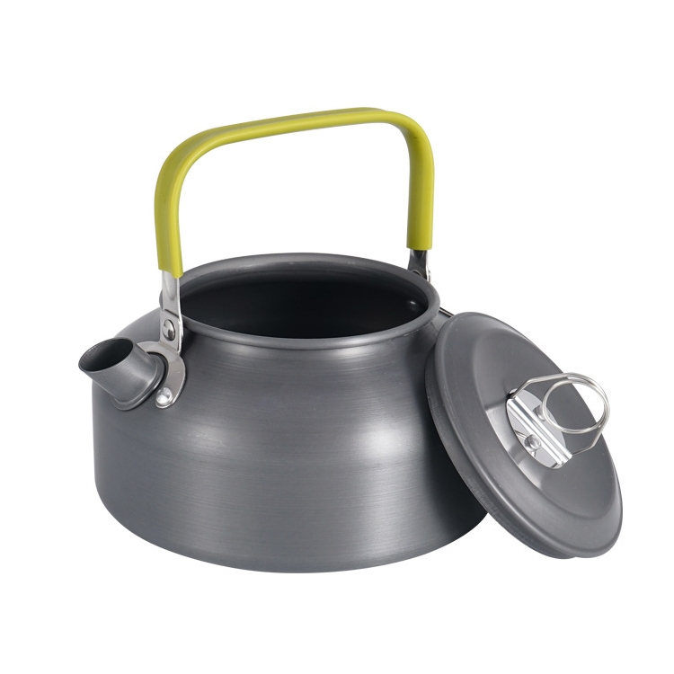 0.8L Portable Outdoor Mountaineering Picnic Aluminum Teapot Kettle Coffee Pot
