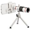 Bolanke Outdoor Telescope Mobile Phone Accessories Shooting Telephoto Lens with Universal Metal Clip