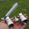 Metal 3 X 25 Lady With Handle Chrome Double Cylinder Telescope