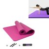 Men and Women Beginners Home Non-slip Yoga Mat with Straps & Tutorial & Net Bag