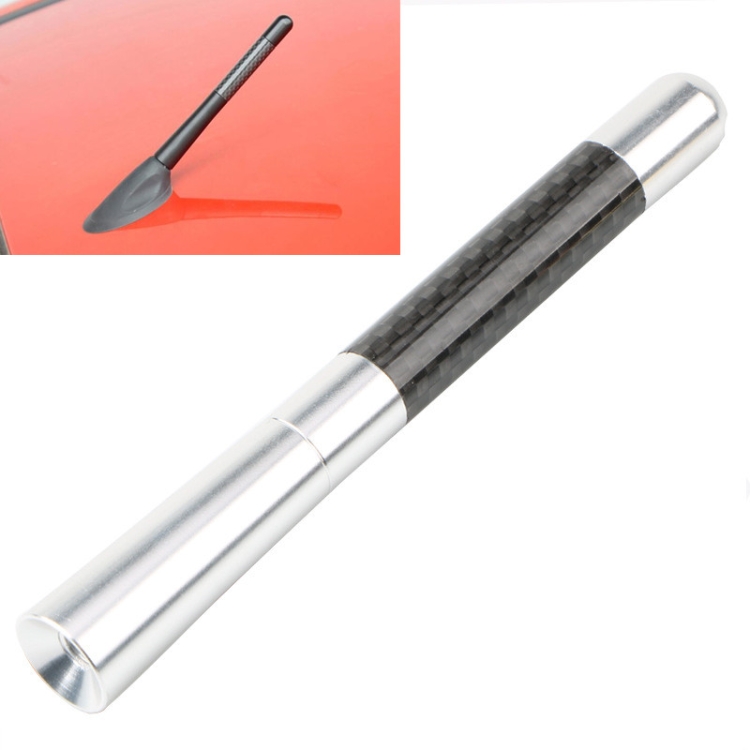 5 PCS Aluminum Alloy Carbon Brazing Antenna Car Decoration Beautiful Antenna Car Roof Antenna Modification