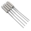 5 PCS Barbecue Pin With Handle BBQ Stainless Steel Grill Skewer Grill Pin With Heat-proof Handle
