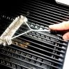12 inch BBQ Brush Stainless Steel Wire Bristles Cleaning Brushes with Handle