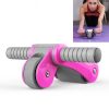 Double-wheel Bearing Roller Silent Exercise Abdominal Muscle Wheel Folding Abdominal Wheel