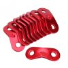 10 PCS Outdoor Camping Aluminum Alloy Cord Runners Rope Tensioners Tent Guy Line Rope Tensioners