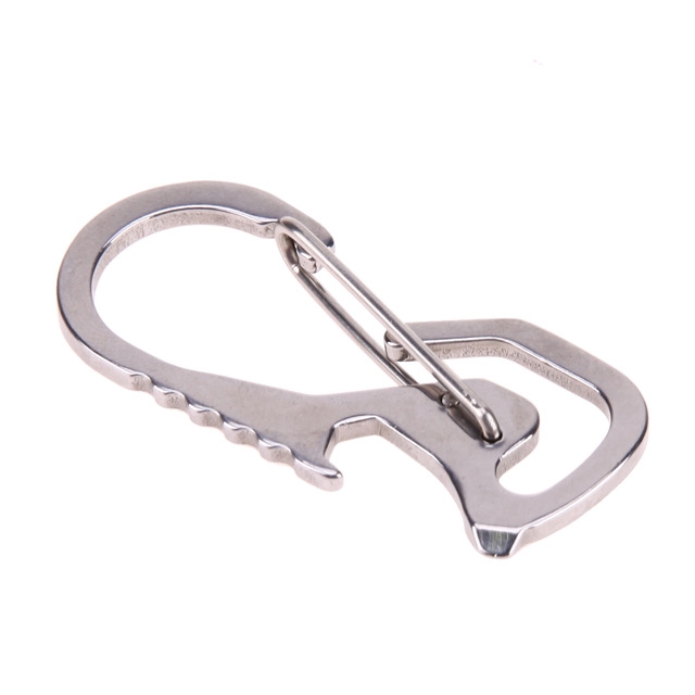 Outdoor Tools Carabiner  Hex Driver Bottle Opener Keychain Ring Climbing Accessories