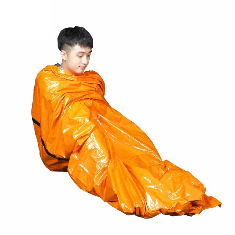 Outdoor Pe Sleeping Bag Disaster Relief & Cold Prevention Heat Insulation & Warmth Emergency Sleeping Bag