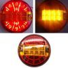 4 Inch 20 LEDs10-30V Wide Pressure Truck Tail Light 20LED Round Truck Tail Light Bread Light