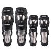 SULAITE GT341 Motorcycle Stainless Steel Knee Pads Elbow Pads Off-Road Cycling Racing Anti-Fall Sports Protective Gear