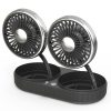 F303 Car USB Fan 12/24V Car Shake Head Fan