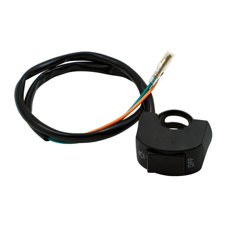 5 PCS Motorcycle Handlebar Tap Switch LED Headlight Break Extinguishing Fire Double Flash Switch