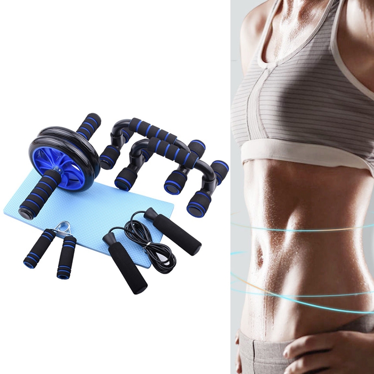 5 In1 Family Fitness Exercise Abdominal Wheel Set