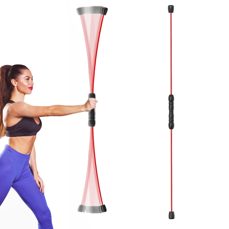 Fiberglass + Silicone Fitness Elastic Corps Training Tremor Stick