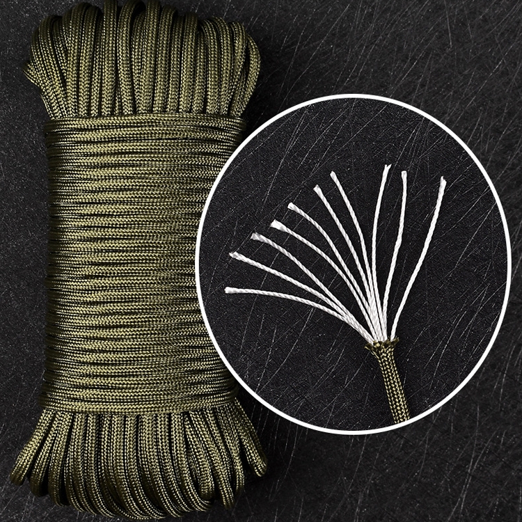 10-Core 31m Umbrella Rope Outdoor Traction Rescue Binding Rope Clothesline Tent Rope Climbing Rope