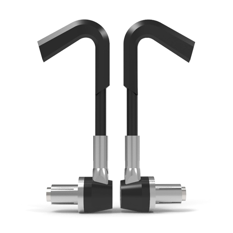 2 Pairs BSDDP B038 Motorcycle Hand Protection Bow ABS Adjustable Protection Rod