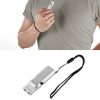 N911S Aluminum Alloy Outdoor Save Whistle High Match Referee Whistle, Random Color Delivery