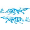 D-70 Wolf Totem Car Stickers Car Personality Modified Car Stickers