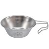 Campingmoon S220 Outdoor Portable Thickened Stainless Steel Bowl Camping Multi-Purpose Cutlery