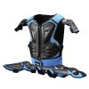 GHOST RACING Motorcycle Protective Gear Children Safety Riding Sport Vest + Knee Pads + Elbow Pads Protective Suit