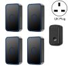 CACAZI A19 1 For 4 Wireless Music Doorbell without Battery
