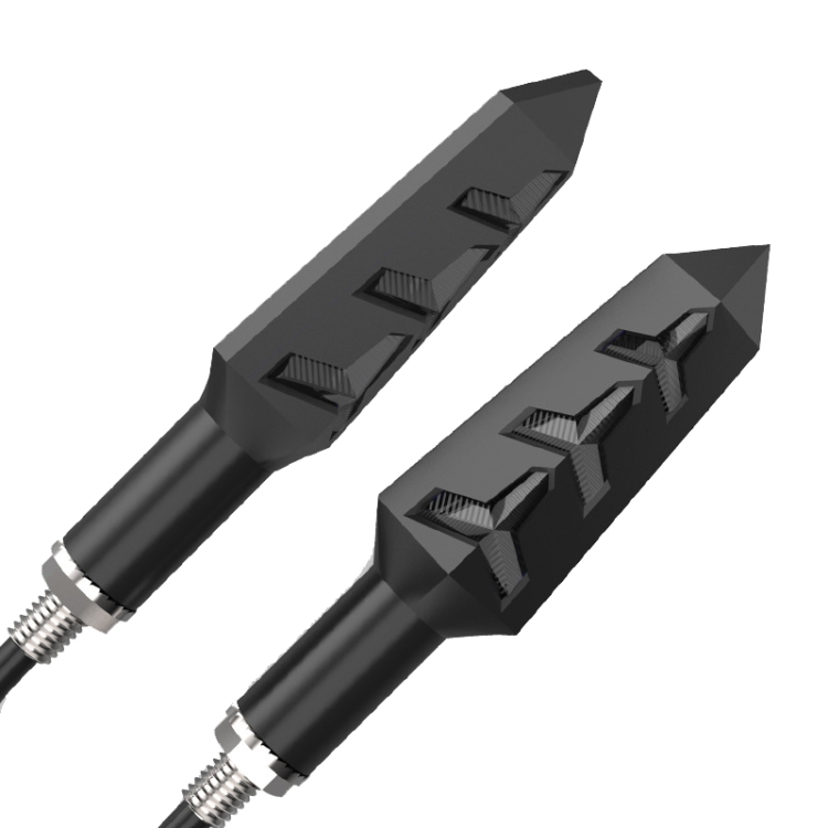 1 Pair VS6-6 Motorcycle LED Steering Tail Lamp 12V Flow Water Light Turn Lamp