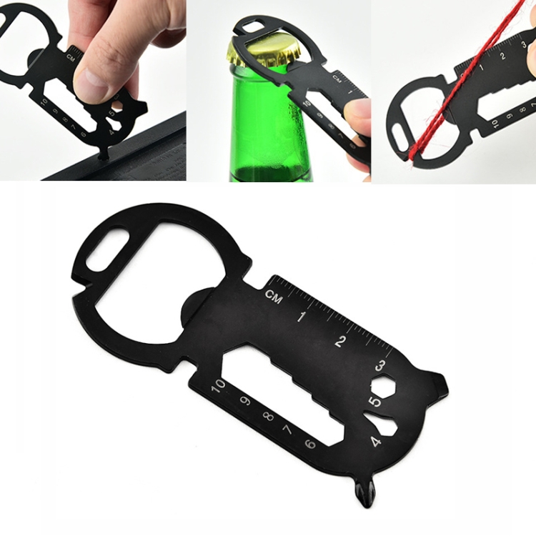 Large Round Head Outdoor Multifunctional EDC Tool Card