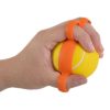 Five-Finger Grip Ball Finger Strength Rehabilitation Training Equipment, Specification: 25 Pound Round (Silicone Sleeve)