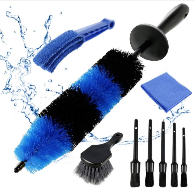 Car Wash Detail Brush Short Shank Tire Brush
