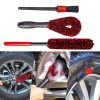 Car Beauty Imitation Wool Fiber Stick Wheel Cleaning Brush