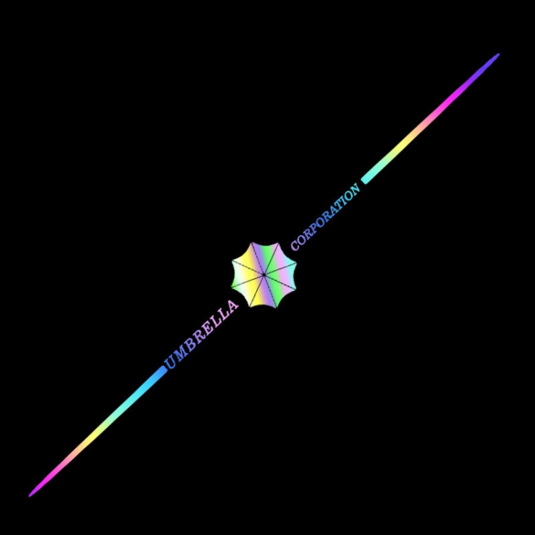 2pcs 60cm Colorful Laser Car Stickers Body Scratches Cover Car Stickers