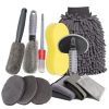 Car Wash Tool Brush Car Tires Brush Double Strand Wheel Brush