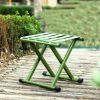 Lacquer Thickened Folding Stool Fishing Stool