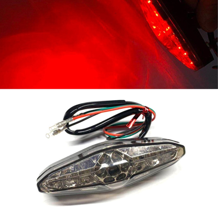 Motorcycle 15LED Brake Light Tail Light Decoration Lamp